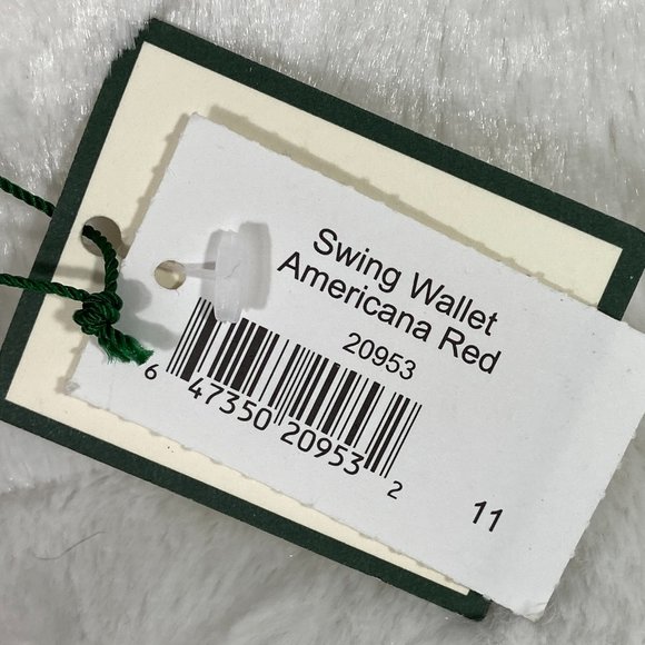 Vera Bradley Americana Red Swing Wallet Wristlet NWT - Picture 2 of 5